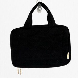 Fashionable Black Hanging Travel Toiletry Bag for Women and Men